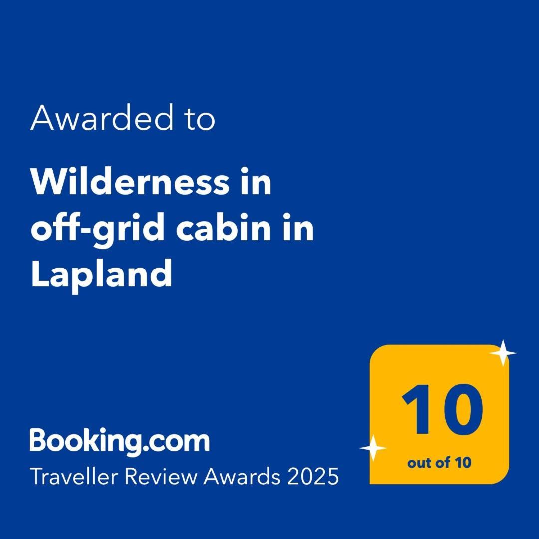 Off-Grid Cabin In Nattavaara Lapland エクステリア 写真